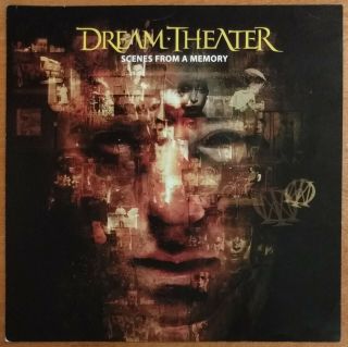 Dream Theater Scenes From A Memory 1999 Double - Sided Cardboard Promo Poster Flat
