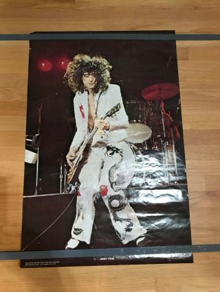 Led Zeppelin 1977 Jimmy Page Poster