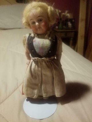 8 " Mold 622 8/o A Bisque Head Doll With Composition Strung Limbs & Torso
