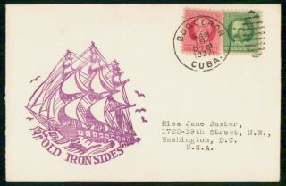 Mayfairstamps Habana 1932 Old Ironsides Men Combo Cover Wwg_60291