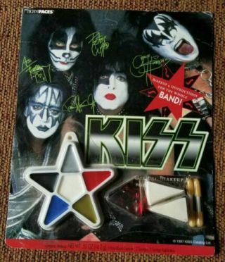 Kiss Band - Make - Up Kit For The Whole Band With Instructions,  Circa 1997
