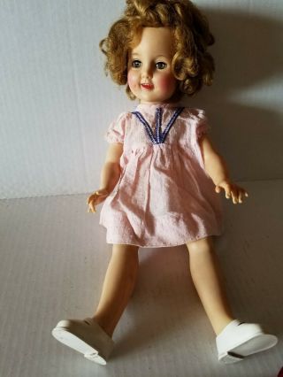 Vintage Ideal Shirley Temple Doll 19 " St - 19 Orig Shoes