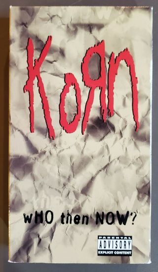 Korn - Who Then Now? (vhs,  1997)