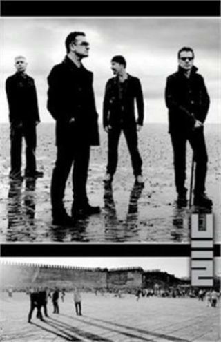 2009 U2 Poster Funky 5208 No Line On The Horizon 22x34