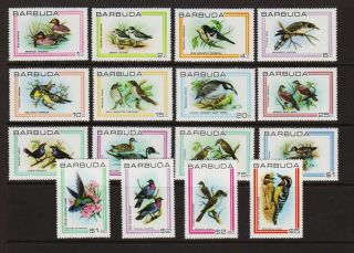 Barbuda - 1980 Birds Set,  Cat.  $ 25.  10
