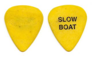 Indigo Girls Slow Boat Concert - Yellow Guitar Pick - 2006 Tour