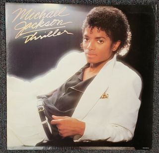 Michael Jackson Thriller 1982 Cardboard Promo Poster Flat