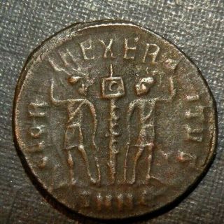Roman Coin Ancient World 300 AD Bronze Caesar Emperor Antique Collectible UNC 2