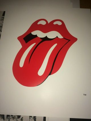The Rolling Stones Lips Art Print Lithograph Mick Jagger Special Unsigned