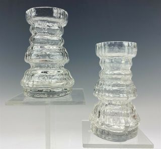 Pr Mystery Maker Studio Hand Crafted Scandinavian Mid Century Glass Bud Vase 007