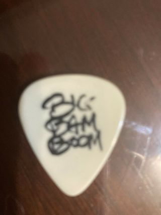 Hall & Oates Big Bam Boom Tour Daryl Hall Signature Guitar Pick On Stage