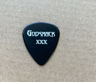 Godsmack - Awake 2000 Tour Issued Guitar Pick Black & White Sun Logo Xxx