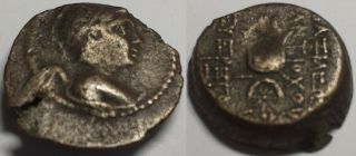 Ancient Greek Seleukid Kingdom Antiochus Vii Euergetes 138 - 129 B.  C.  Ae 18 Coin