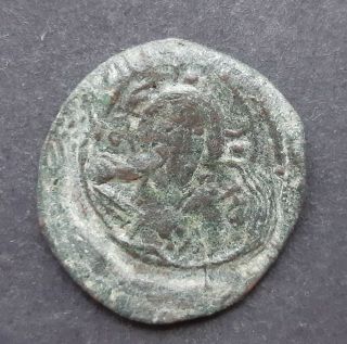 Byzantine Bronze Coins.  Anonymous Follis Class H (michael Vii)