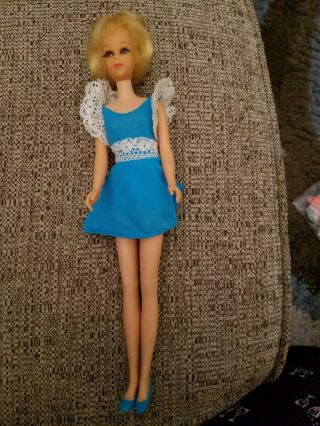 Vintage Francie Doll - Hair Happenin’ Doll With Dress/shoes