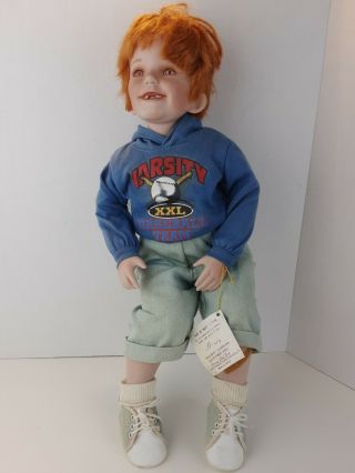 Kelly & Donna Rubert Henry:time Out Porcelain Collectible Doll