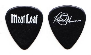 Meat Loaf Randy Flowers Signature Black Guitar Pick - 2005 Tour