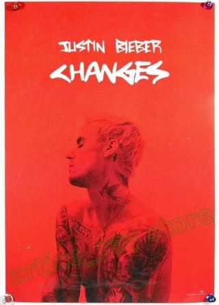 Justin Bieber Changes Taiwan Promo Poster 2020