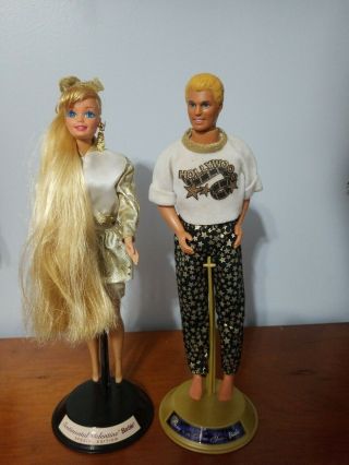 Barbie Doll Rare Hollywood Hair Mattel And Ken