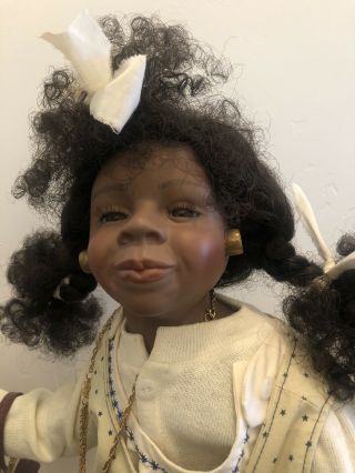 Lucinda Mary Van Osdell Porcelain Doll African American