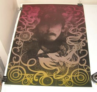Rolled George Harrison Concert Poster 17 X 24 Psychedelic Style Artwork