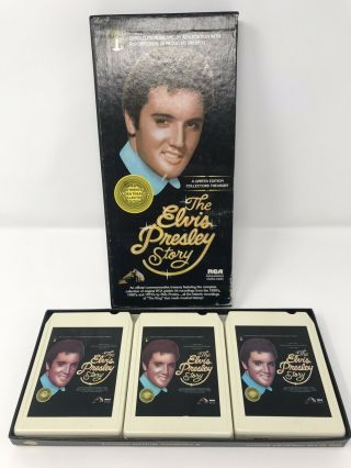 The Elvis Presley Story - 3 8 Track Tapes Boxed Set - Candlelite Music - 60 Songs