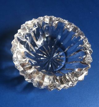 3 1/2 " Waterford Crystal Ashtray - Acid Marked