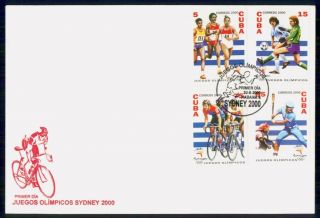 Mayfairstamps Habana 2000 Olympics Sydney Cycling Cachet First Day Cover Wwg5441