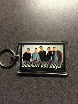 Backstreet Boys Vintage Keychain Double Sided Back Street 1990’s