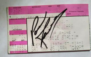 Paul Revere & The Raiders Autographed Concert Ticket Stub 3/5/1994