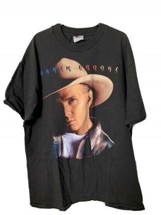 Vintage Xl 1996 Garth Brooks Fresh Horses Tour Concert Graphic T - Shirt
