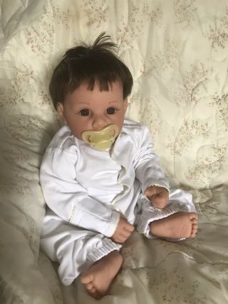 Lee Middleton Baby Boy Doll By Reva 1999 Brown Eyes And Hair