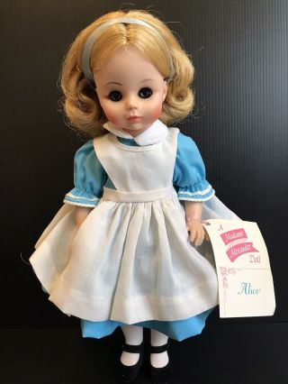 Vintage 14 " Madame Alexander Alice In Wonderland Doll 1960 