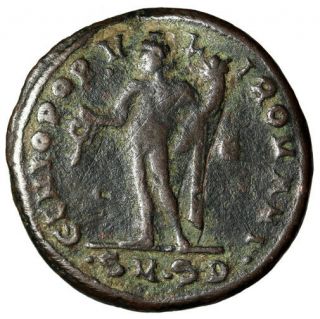 Large Roman Coin Of The Emperor Galerius From Tetrarchy Era Serdica W/