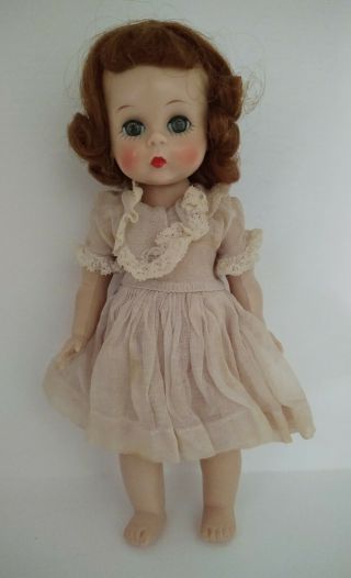 Vintage Madame Alexander Kins Wendy Doll 8 " 1950s Auburn Hair Redhead