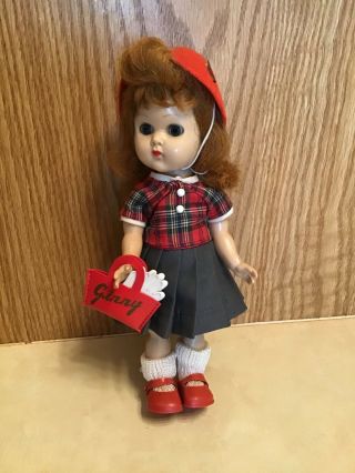 Vintage Vogue Ginny Doll In Outfit With Clothes Box
