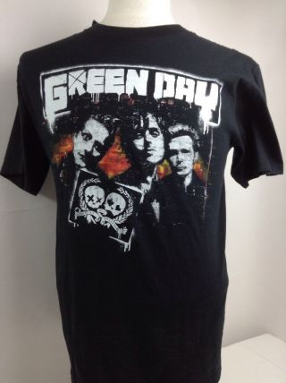 Green Day 21st Century Breakdown 2009 M T Shirt Punk Rock Band Fargo 2 - Sided