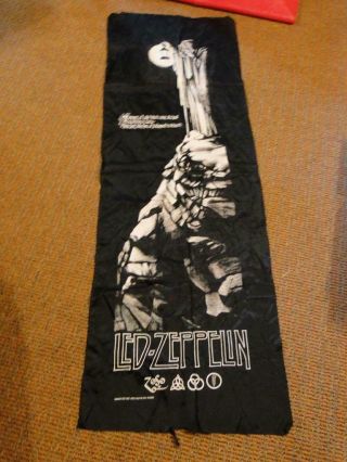 Vintage Led Zeppelin Printed Fabric Wall Tapestry Stairway To Heaven