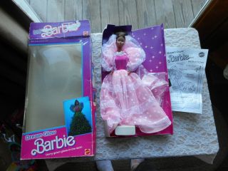 1985 Dream Glow Barbie Doll Mattel 2422