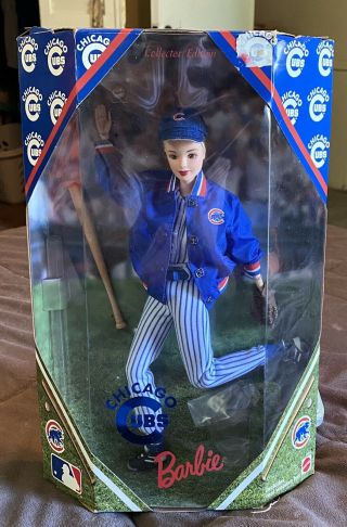 1999 Mattel Chicago Cubs Barbie Collector Edition.  23883.  Nib.  Nrfb.