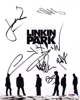 Reprint - Linkin Park Chester Bennington Signed 8 X 10 Glossy Photo Poster Rp