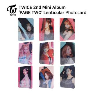 Twice 2nd Mini Album Page Two Photocard Lenticular Version Kpop K - Pop