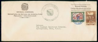 Mayfairstamps Dominican Republic 1950s Secretary Of Agriculture To Springfield O