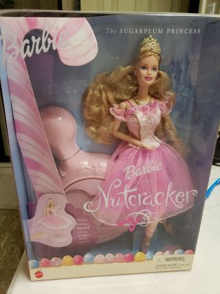Barbie In The Nutcracker The Sugarplum Princess 2001 Doll Nib,