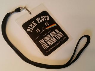 Pink Floyd 1972 Backstage Pass 2 - Sided Commemorative Dark Side Tour