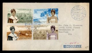 Dr Who 1960 Haiti Claudinette Fouchard Miss Haiti Beauty Queen Fdc C201808