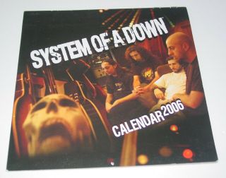 System Of A Down 2006 Photo Calendar Studio Candid Progressive Heavy Nu Metal