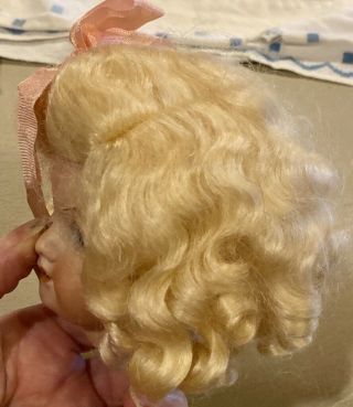 458 9 " Incredible Blond Mohair Doll Wig,  Best Ever Gorgeous