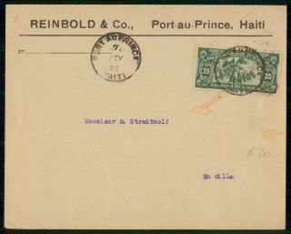 Mayfairstamps Haiti 1928 Port Au Prince To Enville Cover Wwg30401