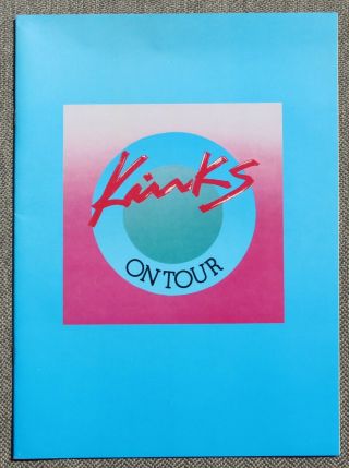 The Kinks - 1985 Us Tour Book - Word Of Mouth Tour -